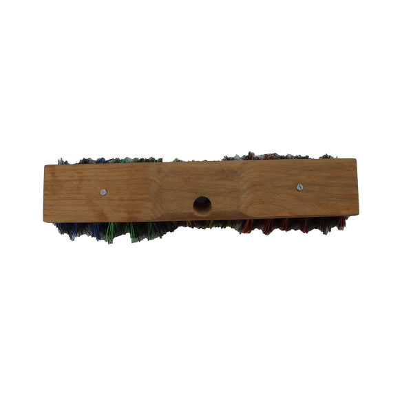 Besen Farbenfroh (40cm), ohne Stiel, von oben